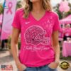 Cleveland Browns 2026 NFL Tackle Breast Cancer V neck T Shirt, NFL Team V Neck Tee Cleveland Browns 2026 Nfl Tackle Breast Cancer V Neck T Shirt