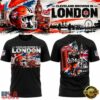 Cleveland Browns Black 2026 NFL London Games T Shirt, Viral 3D Graphic Tee Cleveland Browns Black 2026 Nfl London Games T Shirt