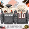 Cleveland Browns NFL Custom Varsity Colorblock Pullover Hoodie, Sports Fans 3D Shirt Cleveland Browns Nfl Custom Varsity Colorblock Pullover Hoodie