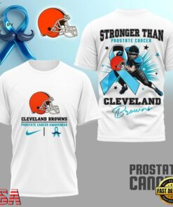 Cleveland Browns NFL Prostate Cancer Awareness Month 3D Shirt, Sports Fans 3D Shirt Cleveland Browns Nfl Prostate Cancer Awareness Month 3D Shirt