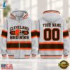 Cleveland Browns NFL Varsity Stripe Zip Hoodie, Sports Fans 3D Shirt Cleveland Browns Nfl Varsity Stripe Zip Hoodie