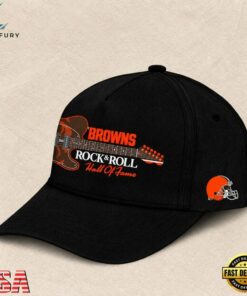 Cleveland Browns Rock & Roll Hall of Fame 2026 Graphic Cap, Music Lover Baseball Cap Cleveland Browns Rock Roll Hall OF Fame 2026 Graphic Cap