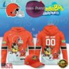 Cleveland Browns x SpongeBob Limited Edition Personalized Hoodie, Viral 3D Graphic Tee Cleveland Browns X Spongebob Limited Edition Personalized Hoodie