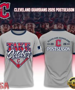 Cleveland Guardians 2026 Take October Limited Edition 3D Shirt, Viral 3D Graphic Tee Cleveland Guardians 2026 Take October Limited Edition 3D Shirt