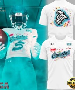 Coastal Carolina Chanticleers Football Special New Uniform T Shirt, Viral 3D Graphic Tee Coastal Carolina Chanticleers Football Special New Uniform T Shirt