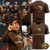 Colorado Stampede Primary Logo Brown T Shirt, Viral 3D Graphic Tee Colorado Stampede Primary Logo Brown T Shirt