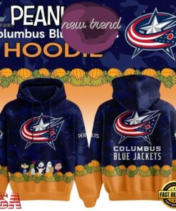 Columbus Blue Jackets x Peanuts Spooktacular 2026 Limited Edition Hoodie, Viral 3D Graphic Tee Columbus Blue Jackets X Peanuts Spooktacular 2026 Limited Edition Hoodie