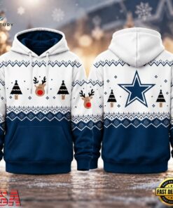 Dallas Cowboys NFL Christmas Game Day Hoodie Shirt, Sports Fans 3D Shirt Dallas Cowboys Nfl Christmas Game Day Hoodie Shirt
