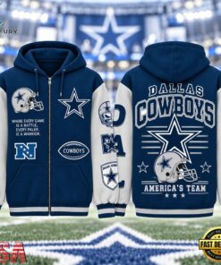 Dallas Cowboys NFL Gridiron Heritage Zip Hoodie, Sports Fans 3D Shirt Dallas Cowboys Nfl Gridiron Heritage Zip Hoodie