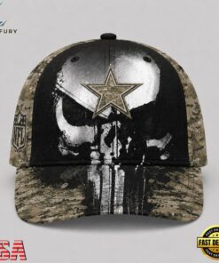 Dallas Cowboys NFL Halloween Military Skull Camo Classic Cap, Football Limited Edition Cap Dallas Cowboys Nfl Halloween Military Skull Camo Classic Cap