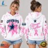 Dallas Cowboys NFL Pink Ribbon Stronger Together Breast Cancer Awareness Hoodie, Sports Fans 3D Shirt Dallas Cowboys Nfl Pink Ribbon Stronger Together Breast Cancer Awareness Hoodie
