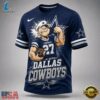 Dallas Cowboys NFL Popeye Bold Cartoon Athletes 3D T Shirt, Sports Fans 3D Shirt Dallas Cowboys Nfl Popeye Bold Cartoon Athletes 3D T Shirt