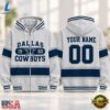 Dallas Cowboys NFL Varsity Stripe Zip Hoodie, Sports Fans 3D Shirt Dallas Cowboys Nfl Varsity Stripe Zip Hoodie