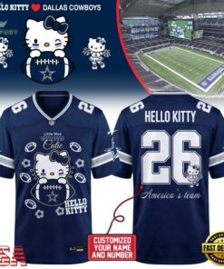 Dallas Cowboys NFL x Hello Kitty 2026 Football Jersey Shirt, Fashion Football Jersey Dallas Cowboys Nfl X Hello Kitty 2026 Football Jersey Shirt