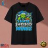 Dallas Wings I Hate Everybody Except Wings Grinch Christmas T Shirt, Trendy 2D Print Shirt Dallas Wings I Hate Everybody Except Wings Grinch Christmas T Shirt