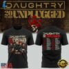 Daughtry 20 Years Unplugged Tour 2026 Rock Music Concert Black T Shirt, Trending Music 3D Tee Daughtry 20 Years Unplugged Tour 2026 Rock Music Concert Black T Shirt
