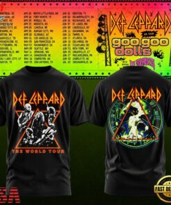 Def Leppard & Goo Goo Dolls Tour 2027 3D Shirt, Trending Music 3D Tee Def Leppard Goo Goo Dolls Tour 2027 3D Shirt