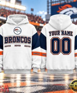 Denver Broncos 2026 NFL Gridiron Heritage Varsity Hoodie, Sports Fans 3D Shirt Denver Broncos 2026 Nfl Gridiron Heritage Varsity Hoodie