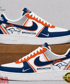 Denver Broncos 2026 NFL Team Air Force 1 Shoes Sneakers, NFL Fan AF1 Shoes Denver Broncos 2026 Nfl Team Air Force 1 Shoes Sneakers