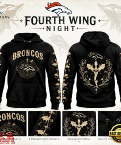 Denver Broncos Fourth Wing Night 2026 Limited Edition Hoodie, Viral 3D Graphic Tee Denver Broncos Fourth Wing Night 2026 Limited Edition Hoodie