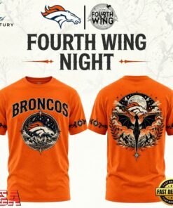 Denver Broncos Fourth Wing Night 2026 Limited Edition T Shirt, Viral 3D Graphic Tee Denver Broncos Fourth Wing Night 2026 Limited Edition T Shirt
