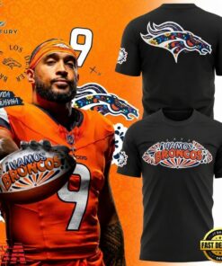 Denver Broncos Hispanic Heritage Month 2026 Graphic Black T Shirt, Viral 3D Graphic Tee Denver Broncos Hispanic Heritage Month 2026 Graphic Black T Shirt