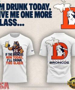 Denver Broncos I'm drunk today Limited Edition T Shirt, Viral 3D Graphic Tee Denver Broncos I M Drunk Today Limited Edition T Shirt