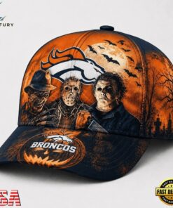 Denver Broncos NFL Horror Night Halloween 2026 Design Classic Cap, Football Limited Edition Cap Denver Broncos Nfl Horror Night Halloween 2026 Design Classic Cap
