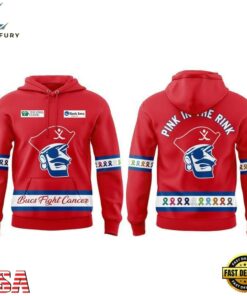 Des Moines Buccaneers Pink in the Rink Bucs Fight Cancer 2026 Hoodie, Viral 3D Graphic Tee Des Moines Buccaneers Pink IN The Rink Bucs Fight Cancer 2026 Hoodie