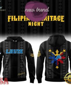 Detroit Lions 2026 Filipino Heritage Night Limited Edition Hoodie, Viral 3D Graphic Tee Detroit Lions 2026 Filipino Heritage Night Limited Edition Hoodie