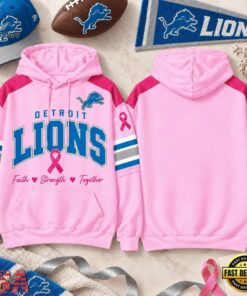 Detroit Lions 2026 NFL Breast Cancer Awareness Game Day Hoodie Shirt, Sports Fans 3D Shirt Detroit Lions 2026 Nfl Breast Cancer Awareness Game Day Hoodie Shirt