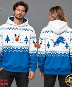 Detroit Lions NFL Christmas 2026 Limited Edition Hoodie, Sports Fans 3D Shirt Detroit Lions Nfl Christmas 2026 Limited Edition Hoodie