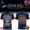 Detroit Lions x Grateful Dead Skeletons 2026 T Shirt, Viral 3D Graphic Tee Detroit Lions X Grateful Dead Skeletons 2026 T Shirt