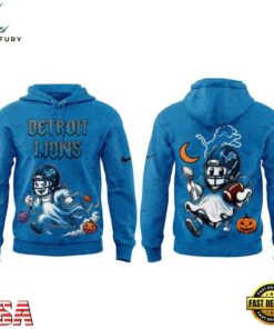 Detroit Lions x Halloween Night 2026 Limited Edition Hoodie, Viral 3D Graphic Tee Detroit Lions X Halloween Night 2026 Limited Edition Hoodie