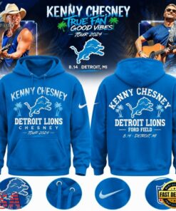 Detroit Lions x Kenny Chesney The Original Vibe Room Tour 2027 Limited Edition Hoodie, Trending Music 3D Tee Detroit Lions X Kenny Chesney The Original Vibe Room Tour 2027 Limited Edition Hoodie