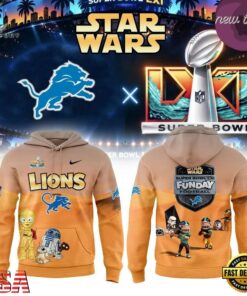 Detroit Lions x Star Wars Super Bowl LXI All Team 2027 Hoodie, Viral 3D Graphic Tee Detroit Lions X Star Wars Super Bowl Lxi All Team 2027 Hoodie