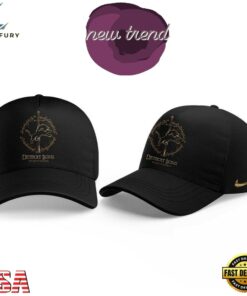 Detroit Lions x The Lord of the Rings 2026 Special New Black Cap, Fashion Baseball Cap Detroit Lions X The Lord OF The Rings 2026 Special New Black Cap