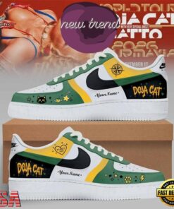 Doja Cat Tour Ma Vie World Tour 2026 Limited Edition Air Force 1 Shoes Sneakers, Music Lover AF1 Shoes Doja Cat Tour MA Vie World Tour 2026 Limited Edition Air Force 1 Shoes Sneakers