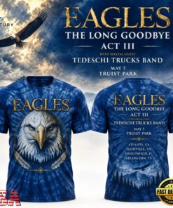 Eagles The Long Goodbye Act III at Truist Park T Shirt, Trending Music 3D Tee Eagles The Long Goodbye Act Iii AT Truist Park T Shirt