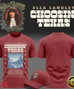 ELLA LANGLEY Choosin’ Texas The Dandelion Tour 2026 New Design T Shirt, Trending Music 3D Tee Ella Langley Choosin Texas The Dandelion Tour 2026 New Design T Shirt