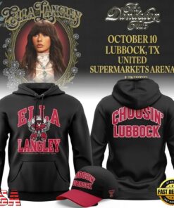 Ella Langley x Texas Tech Red Raiders 2026 Limited Edition Hoodie, Trending Music 3D Tee Ella Langley X Texas Tech Red Raiders 2026 Limited Edition Hoodie