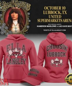 Exclusive City Edition Ella Langley x Texas Tech Red Raiders Hoodie 2026, Trending Music 3D Tee Exclusive City Edition Ella Langley X Texas Tech Red Raiders Hoodie 2026