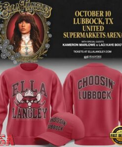 Exclusive City Edition Ella Langley x Texas Tech Red Raiders Sweatshirt 2026, Trending Music 3D Tee Exclusive City Edition Ella Langley X Texas Tech Red Raiders Sweatshirt 2026