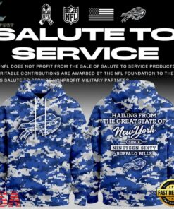 Exclusive Version Buffalo Bills Salute to Service Hoodie 2026, Viral 3D Graphic Tee Exclusive Version Buffalo Bills Salute TO Service Hoodie 2026