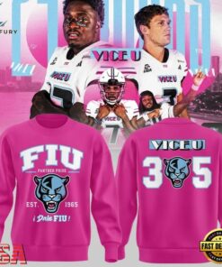 FIU Panthers Football New 2026 Pink Sweatshirt, Viral 3D Graphic Tee Fiu Panthers Football New 2026 Pink Sweatshirt