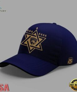 Florida Panthers Hanukkah Theme Night 2026 Cap, Fashion Baseball Cap Florida Panthers Hanukkah Theme Night 2026 Cap