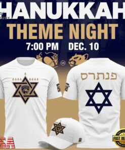 Florida Panthers Hanukkah Theme Night 2026 Limited Edition White 3D Shirt, Viral 3D Graphic Tee Florida Panthers Hanukkah Theme Night 2026 Limited Edition White 3D Shirt