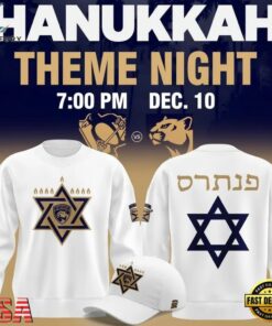 Florida Panthers Hanukkah Theme Night 2026 Limited Edition White Sweatshirt, Viral 3D Graphic Tee Florida Panthers Hanukkah Theme Night 2026 Limited Edition White Sweatshirt