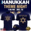 Florida Panthers Hanukkah Theme Night 2026 T Shirt, Viral 3D Graphic Tee Florida Panthers Hanukkah Theme Night 2026 T Shirt