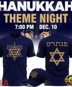 Florida Panthers Hanukkah Theme Night 2026 T Shirt, Viral 3D Graphic Tee Florida Panthers Hanukkah Theme Night 2026 T Shirt
